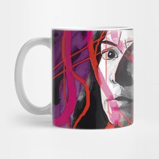 Alejandra Pizarnik in Purple and Pink Haze Mug